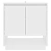 vidaXL Sideboard White Engineered Wood Medium Sideboard Rectangular