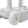 vidaXL Camping Handwash Stand with Wheels Grey