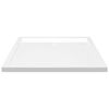 vidaXL Rectangular ABS Shower Base Tray 31.5"x39.4"