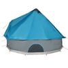 vidaXL Family Tent Tipi 12-Person Blue Waterproof