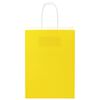 vidaXL Paper Bags 50 pcs with Handles Yellow 15x8x21 cm