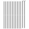 vidaXL Wire Mesh Fence with Flange Anthracite 5.9x82.0'