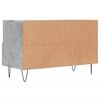 vidaXL TV Cabinet Concrete Gray Engineered Wood 31.5 x 14.2 x 19.7 in