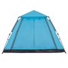 vidaXL Camping Tent Dome 5-Person Blue Quick Release