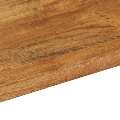 Close-up of wood grain and edge of wooden plank.