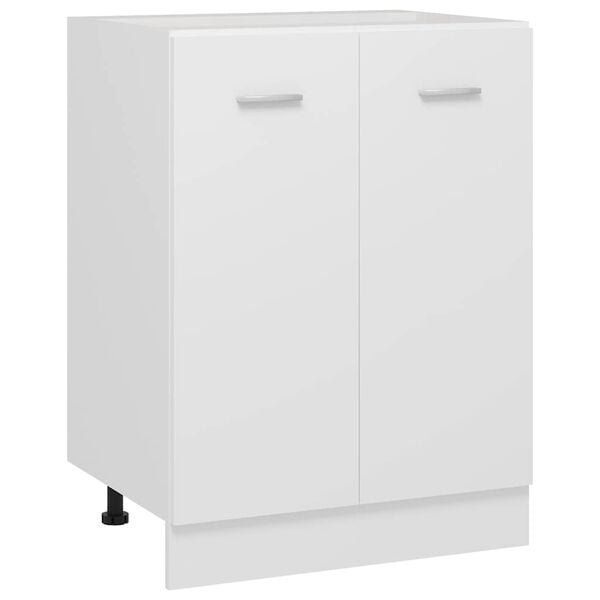 vidaXL Bottom Cabinet White Engineered wood 23.6x18.1x32.0 in