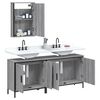 vidaXL Bathroom Furniture Set Grey sonoma