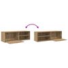 vidaXL TV Cabinet Artisan Oak Engineered Wood Standard TV Cabinet