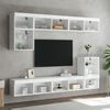 vidaXL TV Cabinet White Engineered wood Standard TV Cabinet