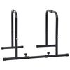 vidaXL Dip Bar Manual Black 116 x 66 x 74.5 cm Powder-coated steel