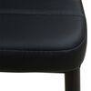 vidaXL Three Piece Dining Table and Chair Set Black