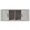vidaXL TV Cabinet Concrete Grey Engineered Wood Medium TV Cabinet