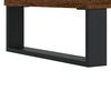 vidaXL Coffee Table Set of 2 Brown Oak Engineered Wood, Iron