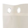 vidaXL Voile Curtains with Grommets 2 pcs Cream 55.1x68.9"