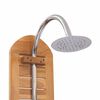 vidaXL Garden Shower Teak 80.3 in height Freestanding Outdoor Shower