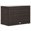 vidaXL Garden Lounge Set Brown Poly rattan Medium Modular