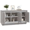 vidaXL Sideboard Grey Sonoma Engineered wood 40.2 in x 13.8 in x 21.7 in