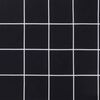 vidaXL Patio Bench Cushion Black Check Pattern 78.7x19.7x1.6" Fabric