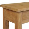 vidaXL Console Table Natural Wood Solid Teak Standard Console Table