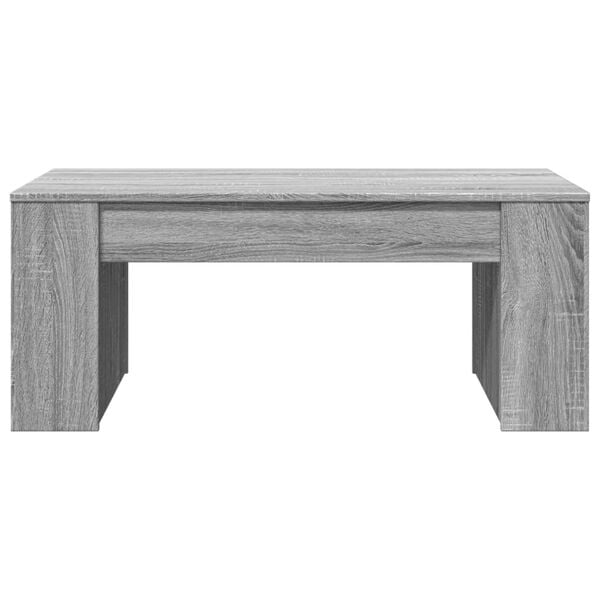 vidaXL Coffee Table Gray Sonoma Engineered wood Coffee Table Rectangular