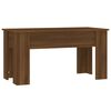 vidaXL Coffee Table Brown Oak Engineered Wood 39.8 x 19.3 x 20.5 in