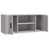 vidaXL TV Cabinet Grey sonoma Engineered Wood Medium TV Cabinet