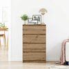 vidaXL Sideboard Artisan oak Engineered wood Standard Sideboard