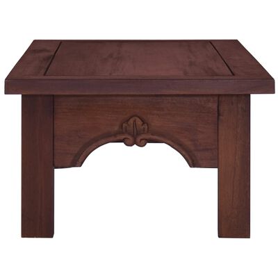 vidaXL Coffee Table Classical Brown 39.4"x19.7"x11.8" Solid Mahogany Wood