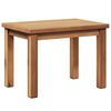 vidaXL Coffee Table Brown 19.69 x 13.78 x 14.17 in Solid Teak Wood