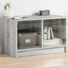 vidaXL TV Cabinet Grey sonoma Engineered wood Medium TV Cabinet