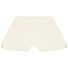 vidaXL Replacement Canopy for Garden Swing Cream 74"/66.1"x57.1"/43.3"
