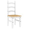 vidaXL Dining Set White Solid pinewood Medium Dining Set Rectangular