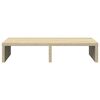 vidaXL Monitor Stand Sonoma Oak 19.7x10.6x3.9" Engineered Wood