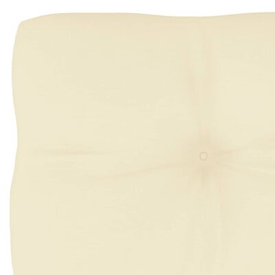 vidaXL Pallet Sofa Cushion Cream 31.5"x15.7"x3.9"