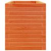 vidaXL Garden Planter Wax Brown Solid Pine Wood Large Garden Planter