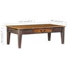 vidaXL Coffee Table Solid Wood Vintage 46.5"x23.6"x15.7"