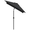 vidaXL Garden Parasol Anthracite Polyester 118.1 x 78.7 in Tiltable