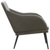 vidaXL Bench Dark Gray Velvet fabric, Metal, Plywood Medium