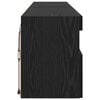 vidaXL TV Wall Cabinets 2 pcs Black Oak 31.50 x 11.81 x 15.75 in