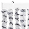 vidaXL Fly Curtain Light Grey and Dark Grey 39.4x78.7" Chenille