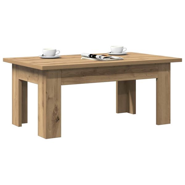 vidaXL Coffee Table Artisan oak Engineered wood
