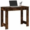 vidaXL Desk Smoked Oak Engineered Wood 39.4x17.7x29.5 in Desk