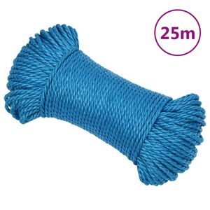 vidaXL Work Rope Blue 0.12 " 82.0 ' Polypropylene