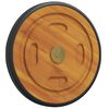 vidaXL Space Wheels 2 pcs Brown 20.5 x 20.5 x 2 cm Solid Acacia Wood