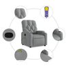 vidaXL Massage Recliner Chair Light Grey
