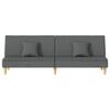 vidaXL Sofa Bed Dark grey Fabric (100% polyester), plywood, foam Standard