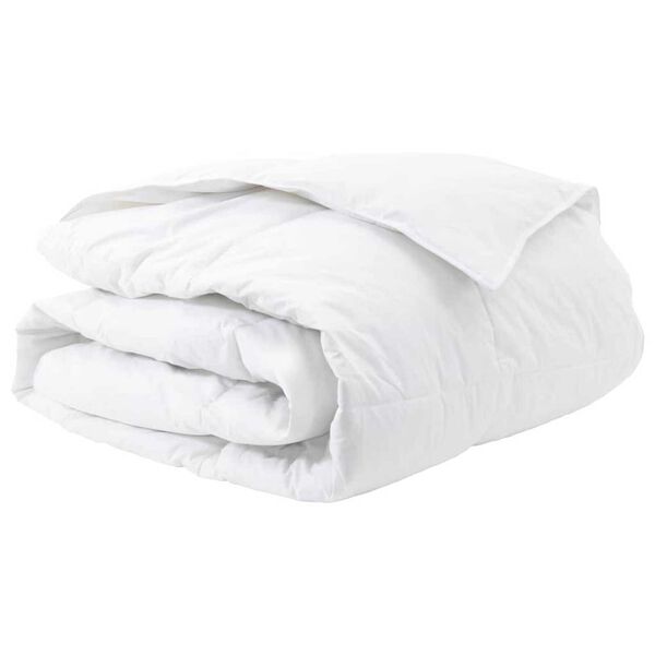 vidaXL Winter Duvet White 78.74 x 78.74 in Feather
