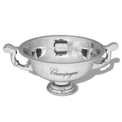 vidaXL Trophy Cup Champagne Cooler Aluminum Silver
