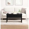 vidaXL Coffee Table Black Oak 31.50 x 19.88 x 16.34 in Engineered Wood