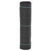 vidaXL Weed Membrane Black Polypropylene 19.7 in x 492.1 in